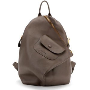 Brown black backpack book bag computer bag