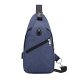 Outdoor men fashion solid color canvas shoulder bag Messenger Bag Chest