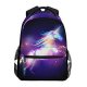 Rainbow Unicorn Abstract Art Backpacks College School Book Bag Travel Hiking Camping Daypack