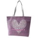 Lovely ladies fashion printed canvas shoulder bag casual handbag