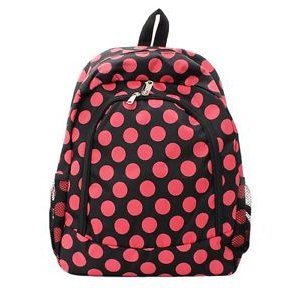 Pink dots canvas backpacks, bags, bags, backpacks