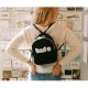 Mini black backpack fashion backpack