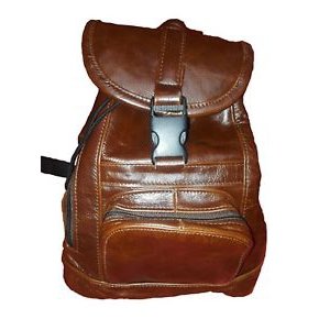 Girl female leather rucksack type bag