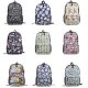 Multi-shoulder bag backpack canvas zipper bag of Schools and Colleges