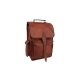 Brown leather backpack 15" laptop backpack