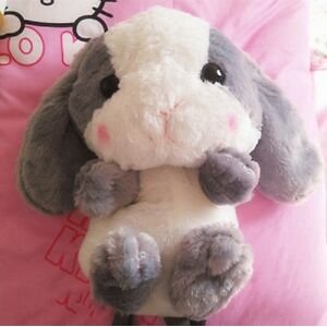 Rabbit plush baby backpack backpack schoolbag flower cushion