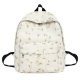 Floral embroidery students bag casual canvas bag