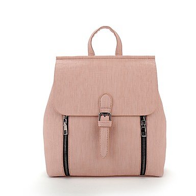 Women bag backpack outdoor black , pink blush , almond