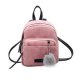 Fashion backpack schoolbag backpack plush ball