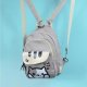 Cute kitty cat canvas backpack