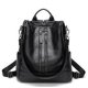 Women retro zipper handbag backpack