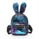 Shiny sequins backpack women backpack backpack rabbit ears