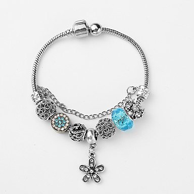 Women fashion beaded bracelet, resin, diamond flower, retro, fashion bracelet jewelry, daily