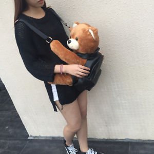 Women fashion backpack plush backpack schoolbag