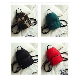 Mini nylon backpack handbag