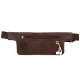 Multifunction leather men Messenger bag chest pockets outdoor sports