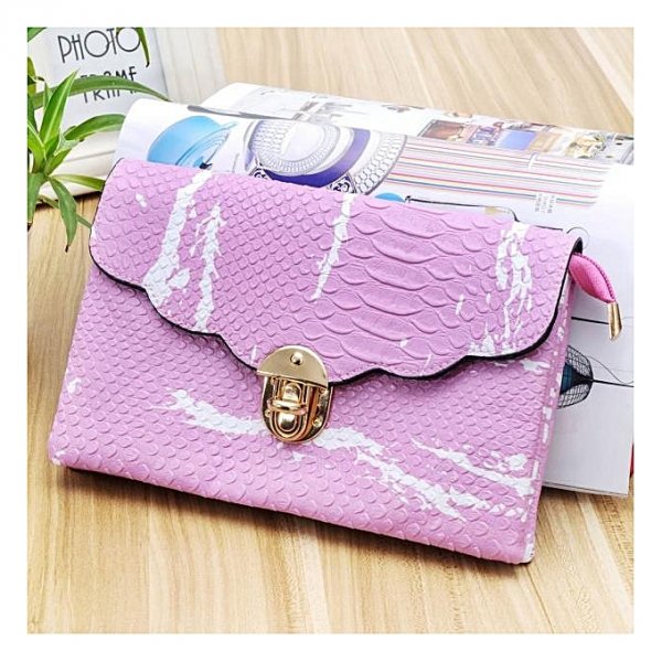 Creative Graffiti Women wallet crocodile messenger bag handbag