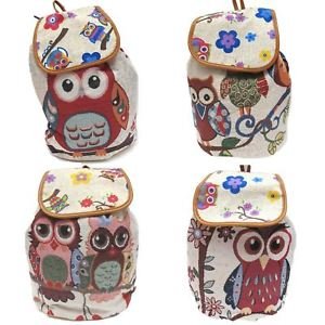 Large Owl design backpack backpacking backpack shoulder