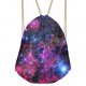 Handbag canvas backpack hollow rainbow