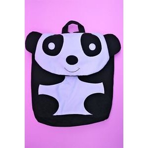 Lovely panda backpack straps