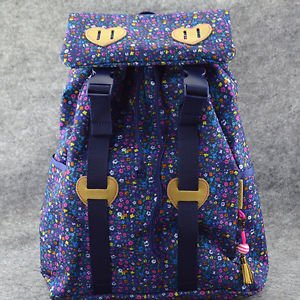 Floral pattern rucksack female bag backpack travel bag