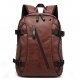 Neutral canvas backpack zipper black, coffee, Brown