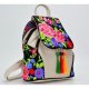 Floral embroidered women backpack bag backpack schoolbag girls