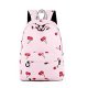 Leisure Backpack for Girls Teenage School Backpack Women Backpack Purse (Cherry)