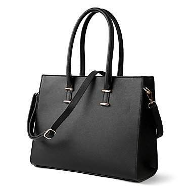 Black zipper bag ladies handbag