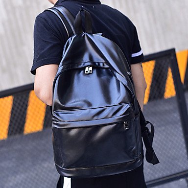 Neutral black backpack zipper