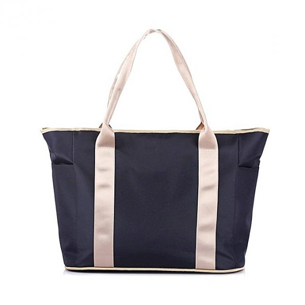 Baby waterproof shoulder bag, navy blue