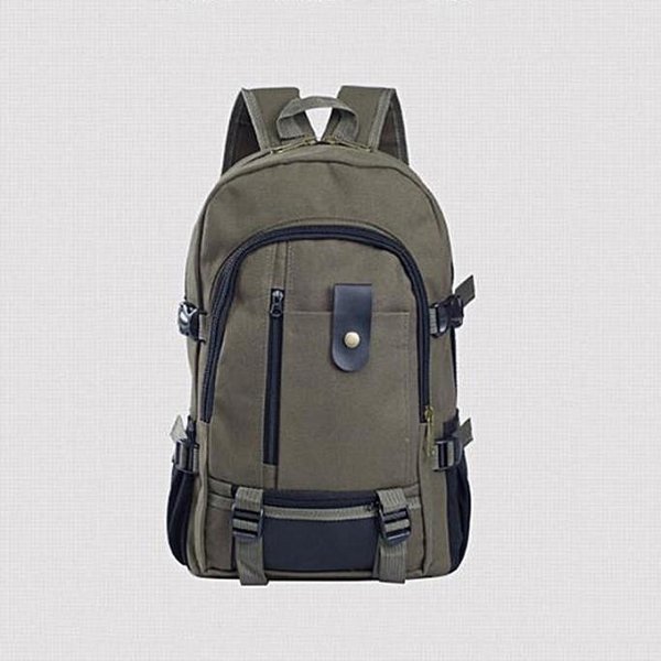 Stylish simplicity backpack canvas bag