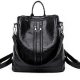 Black female handbag backpack backpack School for Girls