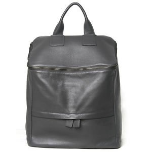 Brown black backpack laptop bag