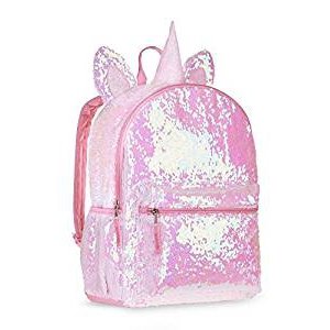 Kirin 2-way sequined animal backpack 16 "school book bags handbag full size