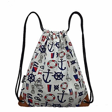 Handbag canvas backpack hollow dark blue, gray, navy blue