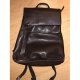 Brown leather backpack women bags