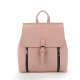 Women bag backpack outdoor black, pink blush, almonds