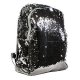 Black Women sequins backpack bags