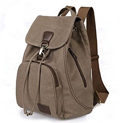 Retro women canvas shoulder bag backpack travel backpack students backpack retro new