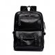 Neutral black backpack zipper, coffee