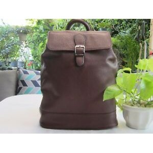 Dark brown backpack backpack men and women fashion