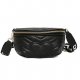 Women's Zipper PU (Polyurethane) / PU Waist Bag Solid Color Black / White / Red