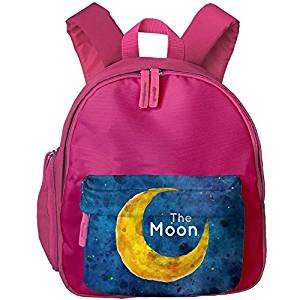 Colorful Galaxy Space Moon Star Printing backpack schoolbag boys and girls school bags for the children Daypack