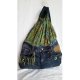 Comfortable blue green cloth backpack