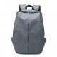 Neutral gray zipper bag Polyester Backpack