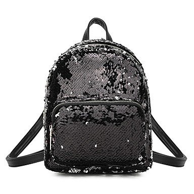 Neutral handbag backpack Glitter, pure black, red, pink blush