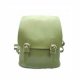 Modern green buckle strap backpack