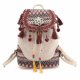 Retro ethnic female backpack backpack