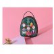 Neutral handbag backpack mode, print green